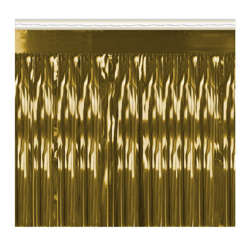 Pkgd 1-Ply Metallic Table Skirting – 30" x 14' – (1/Pkg) by Beistle for General Occasion Table Skirts - Metallic