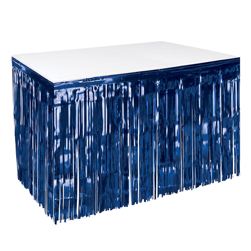 Pkgd 1-Ply Metallic Table Skirting – 30" x 14' – (1/Pkg) by Beistle for General Occasion Table Skirts - Metallic