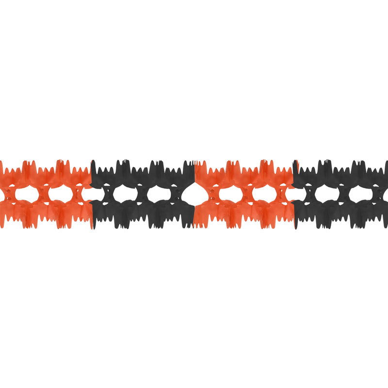 Pageant Garland – 7" x 14' 6" by Beistle for Halloween Tissue