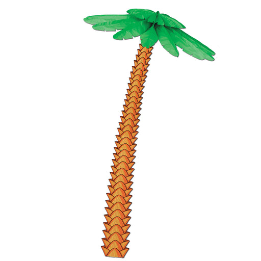Jointed Palm Tree w/Tissue Fronds – 6' 4" – (1/Pkg) by Beistle for Luau Novelty Tissue