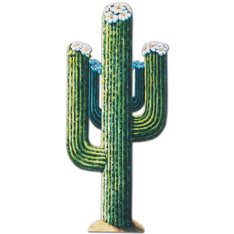 Jointed Cactus – 4' 3" – (1/Pkg) by Beistle for Western Printed Both Sides
