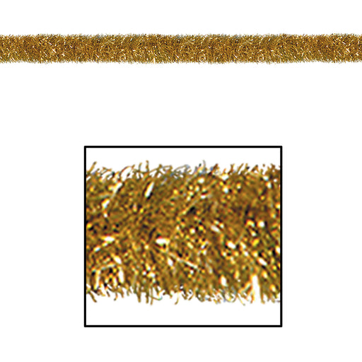 Gleam 'N Tinsel Garland – 4" x 100' by Beistle for Christmas/Winter Metallic Festooning