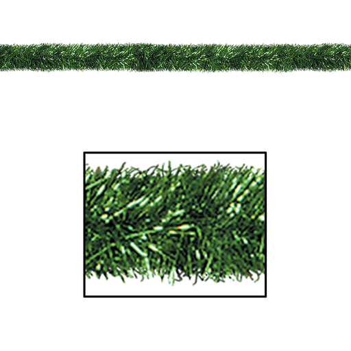 Gleam 'N Tinsel Garland – 4" x 100' by Beistle for Christmas/Winter Metallic Festooning