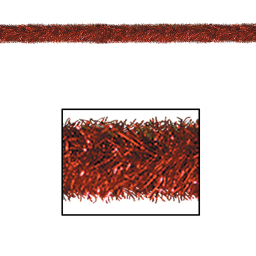 Gleam 'N Tinsel Garland – 4" x 100' by Beistle for Christmas/Winter Metallic Festooning
