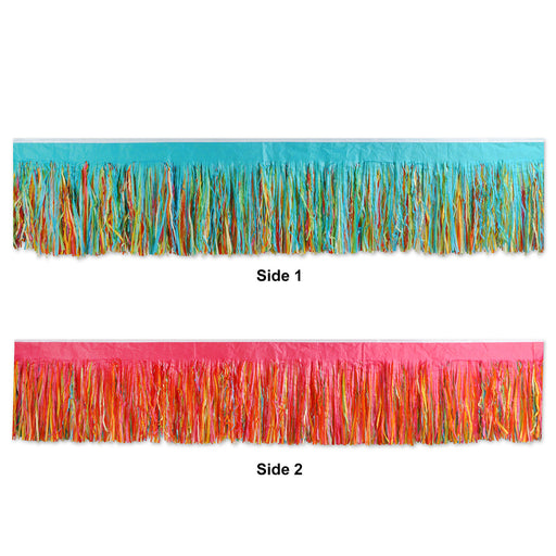 6-Ply Tissue Fringe Drape – 15" x 10' by Beistle for General Occasion Drapes