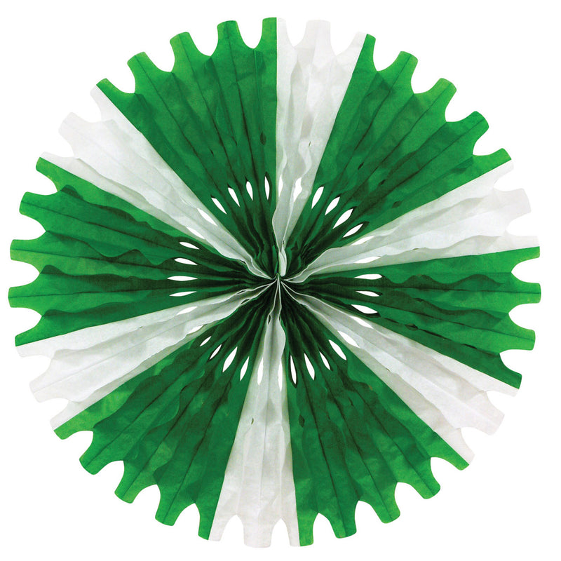 Tissue Fan – 25" by Beistle for St. Patricks Tissue