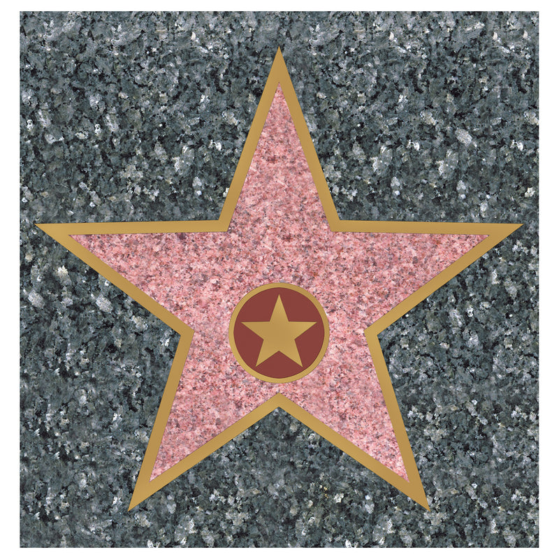 "Star" Peel 'N Place – 12" x 15" Sht – (1/Sht) by Beistle for Awards Night Peel 'N Place
