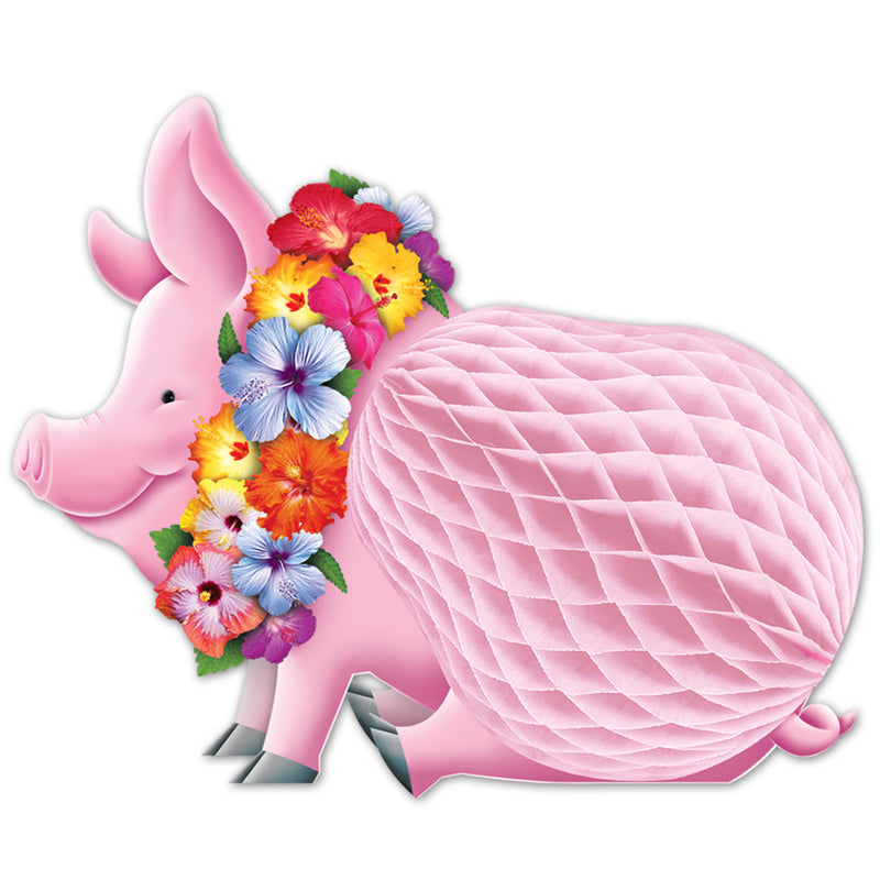 Luau Pig Centerpiece – 12" – (1/Pkg) by Beistle for Luau Tissue