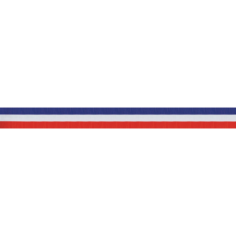 FR Patriotic Crepe Streamer – 2½" x 30' – (1/Pkg) by Beistle for Patriotic Crepe