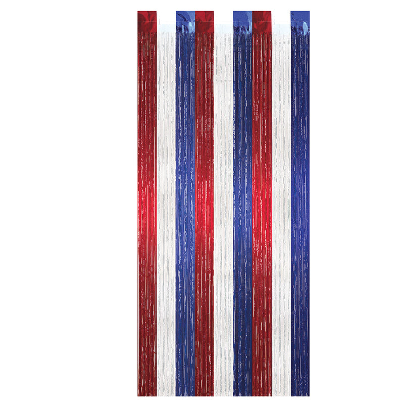 1-Ply Gleam 'N Curtain – 8' x 3' – (1/Pkg) by Beistle for Patriotic Curtains