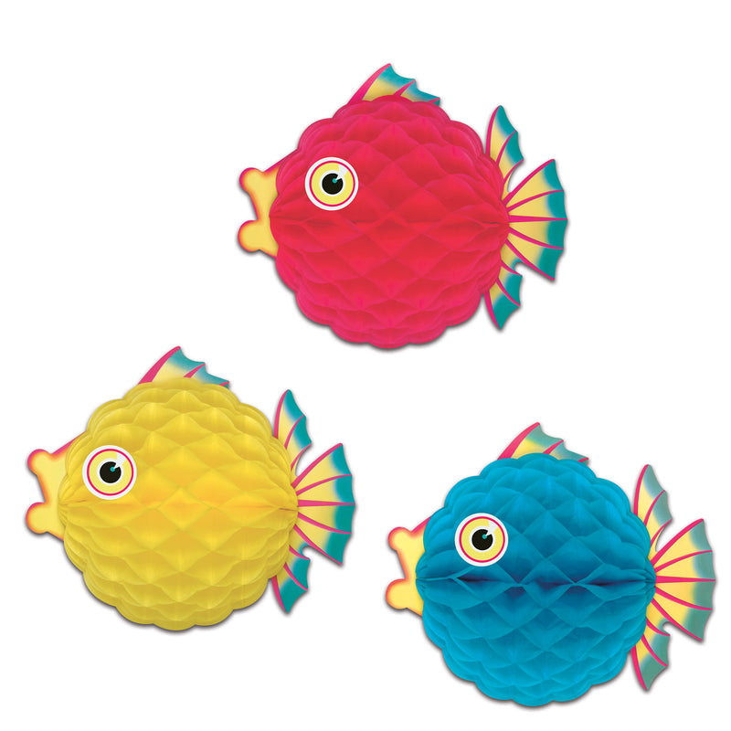 Tissue Bubble Fish – 12" – (1/Pkg) by Beistle for Under The Sea Novelty Tissue