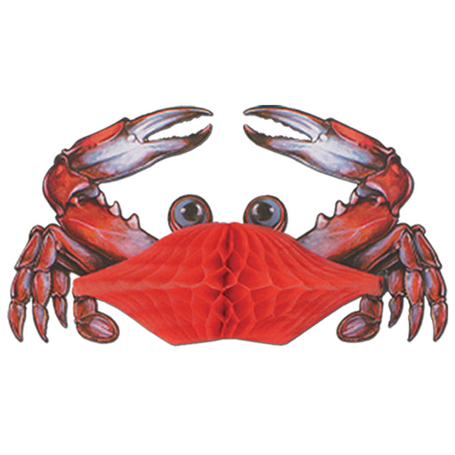 Tissue Crab – 11" – (1/Pkg) by Beistle for Luau Tissue