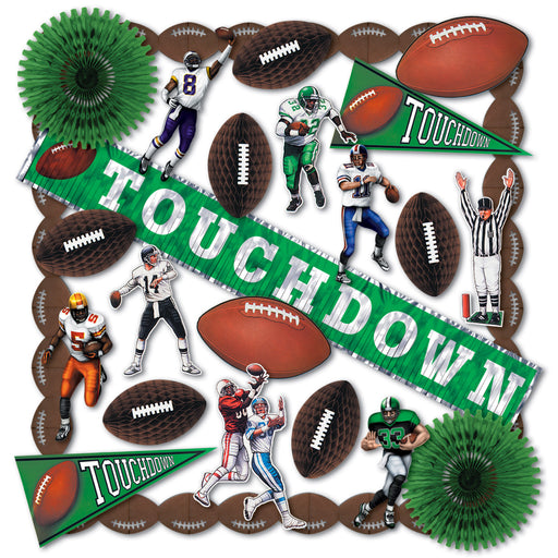 Touchdown Decorating Kit by Beistle for Football Everyday