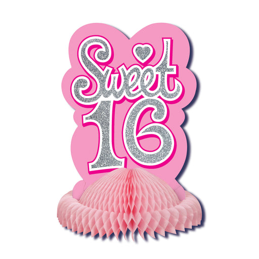 Sweet 16 Centerpiece – 9½" – (1/Pkg) by Beistle for Sweet 16 Tissue