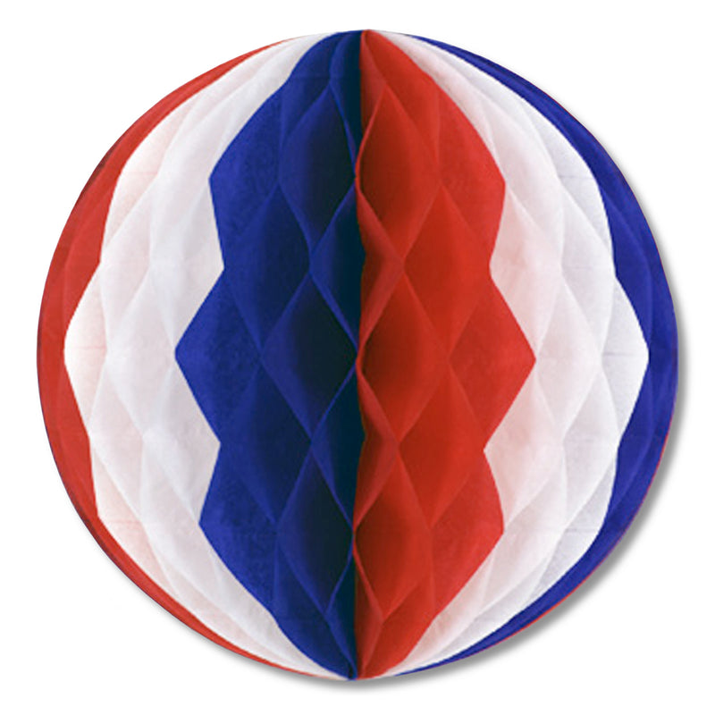 Tissue Ball – 12" by Beistle for Patriotic Tissue