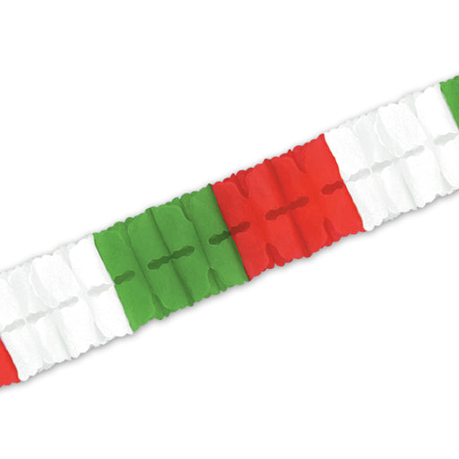Pkgd Leaf Garland – 4½" x 12' – (1/Pkg) by Beistle for Fiesta/Cinco de Mayo Tissue