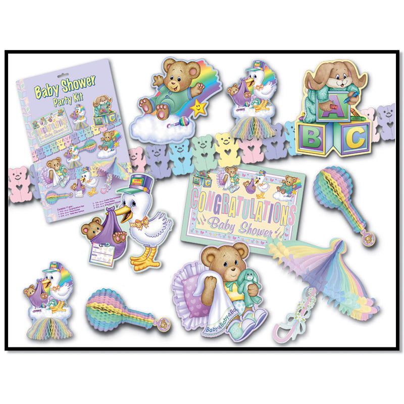 Cuddle-Time Party Kit – (11/Pkg) by Beistle for Baby Shower Everyday