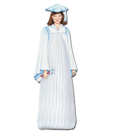 Female Graduate Centerpiece – 13" – (1/Pkg) by Beistle for Graduation Tissue