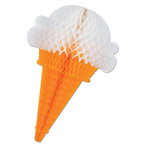 Tissue Ice Cream Cones – 15½" – (1/Pkg) by Beistle for Spring/Summer Tissue