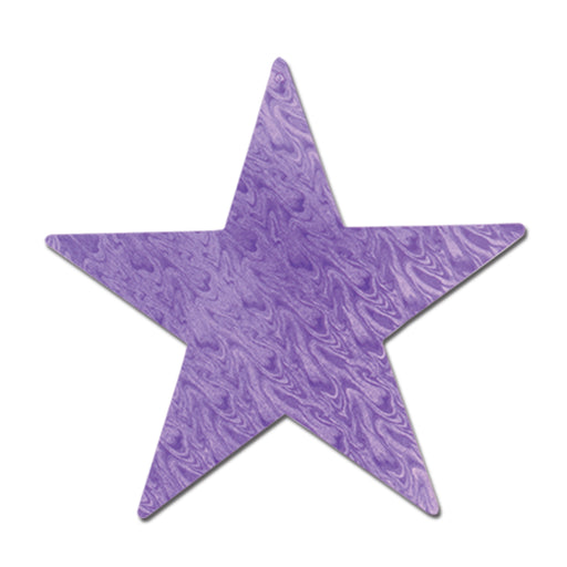 Embossed Foil Star Cutout – 5" by Beistle for Princess Foil