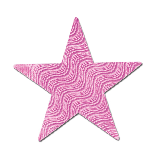 Embossed Foil Star Cutout – 12" by Beistle for Princess Foil