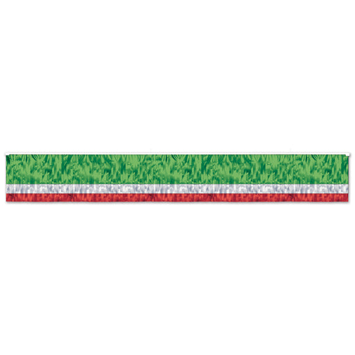 3-Ply Metallic Fringe Drape – 15" x 10' by Beistle for Fiesta/Cinco de Mayo Drapes
