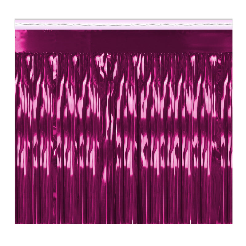 2-Ply Metallic Fringe Drape – 15" x 10' by Beistle for General Occasion Drapes