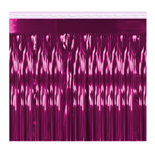 2-Ply Metallic Fringe Drape – 15" x 10' by Beistle for General Occasion Drapes