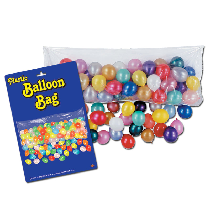 Plastic Balloon Bag – 3' x 6' 8" – (1/Poly Bag) by Beistle for General Occasion Accessories