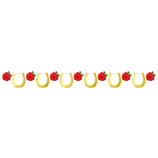 Foil Horse Racing Streamer – 6½" x 6' – (1/Pkg) by Beistle for Derby Day Streamers