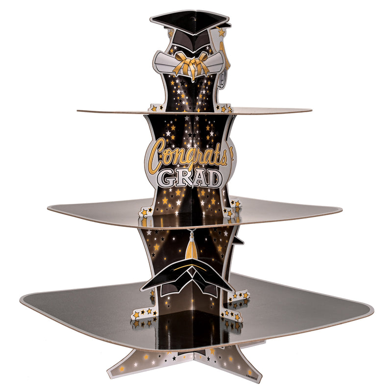 Graduation Cupcake Stand – 15" – (1/Pkg)