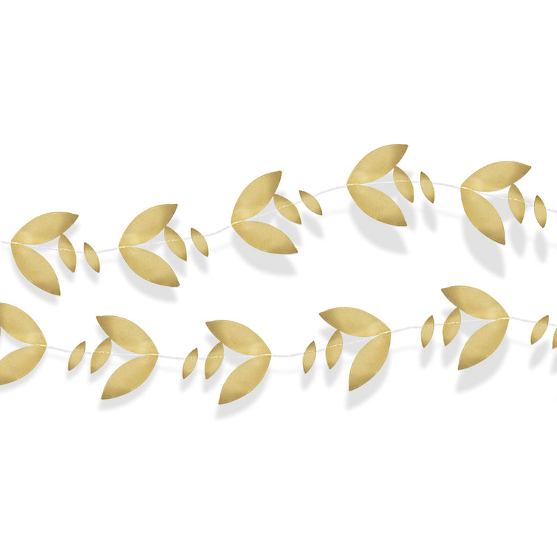 Foil Leaves Garland – 11' – (1/Pkg)