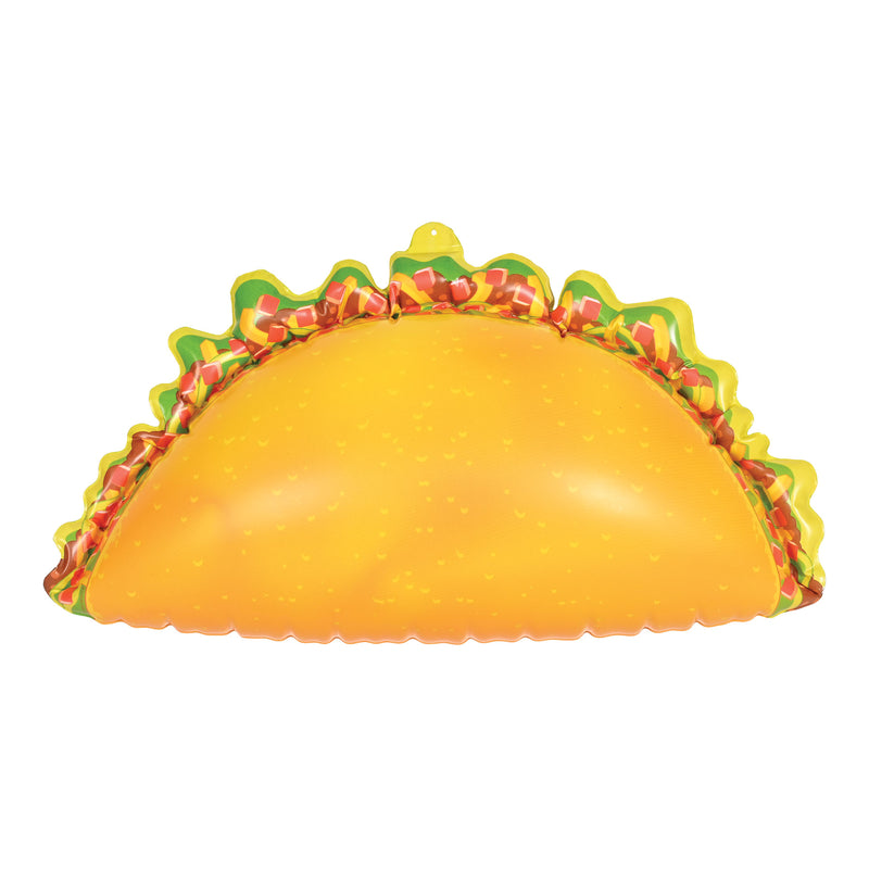 Inflatable Taco – 9" x 16" – (1/Pkg) by Beistle for Fiesta/Cinco de Mayo Inflatables