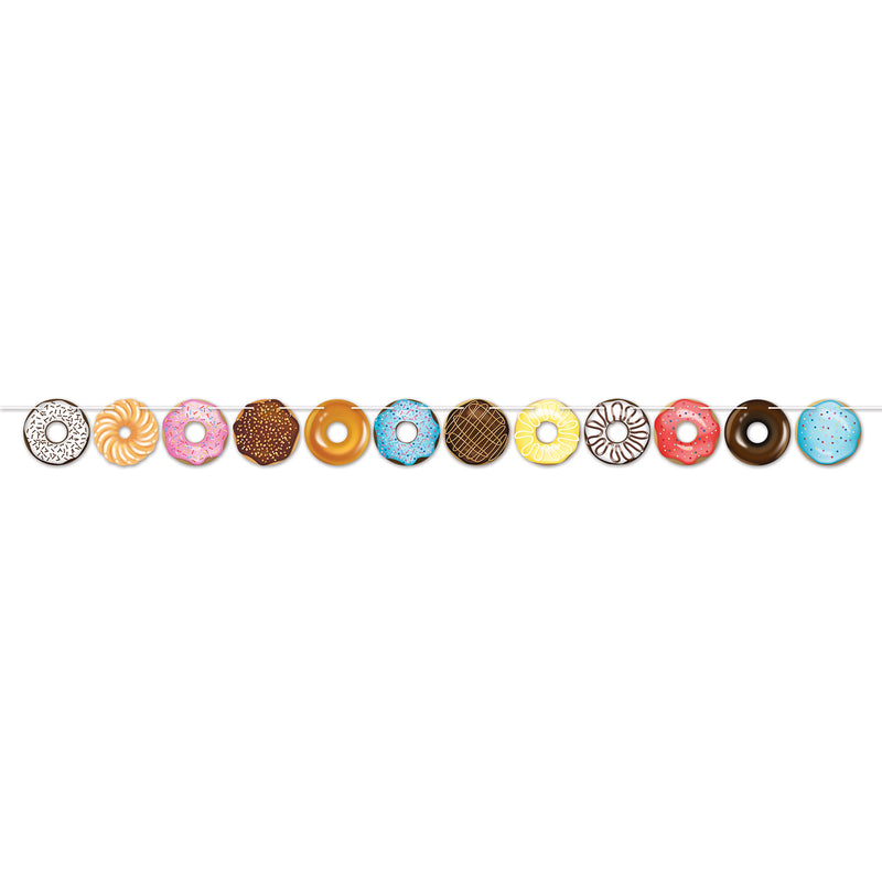 Donut Streamer – 6" x 7' – (1/Pkg) by Beistle for Donuts Streamers