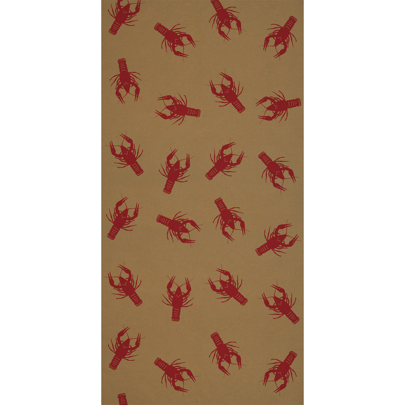 Crawfish Kraft Paper Table Roll – 24" x 50' – (1/Pkg) by Beistle for Mardi Gras Table Rolls
