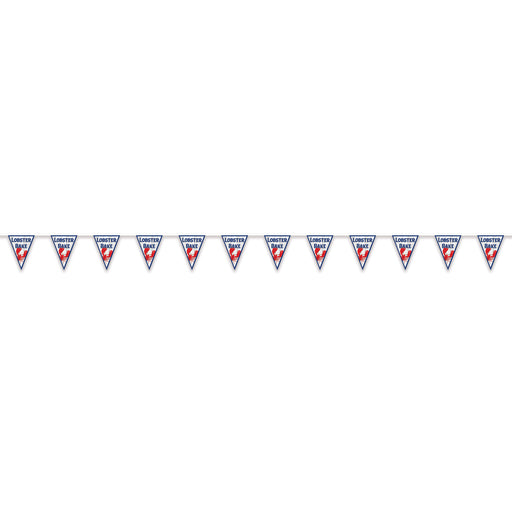 Lobster Bake Pennant Banner – 9" x 10' 9" – (1/Pkg) by Beistle for Luau Pennant Banners