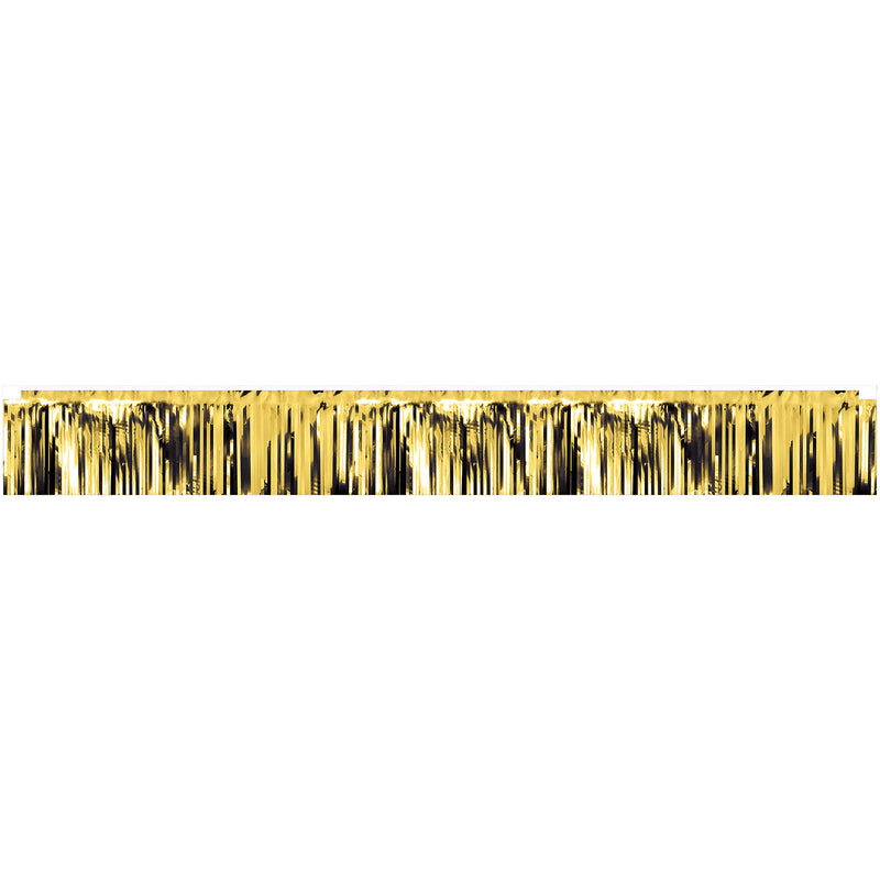 Metallic Fringe Banner – 7½" x 5' – (1/Pkg) by Beistle for General Occasion Metallic Banners