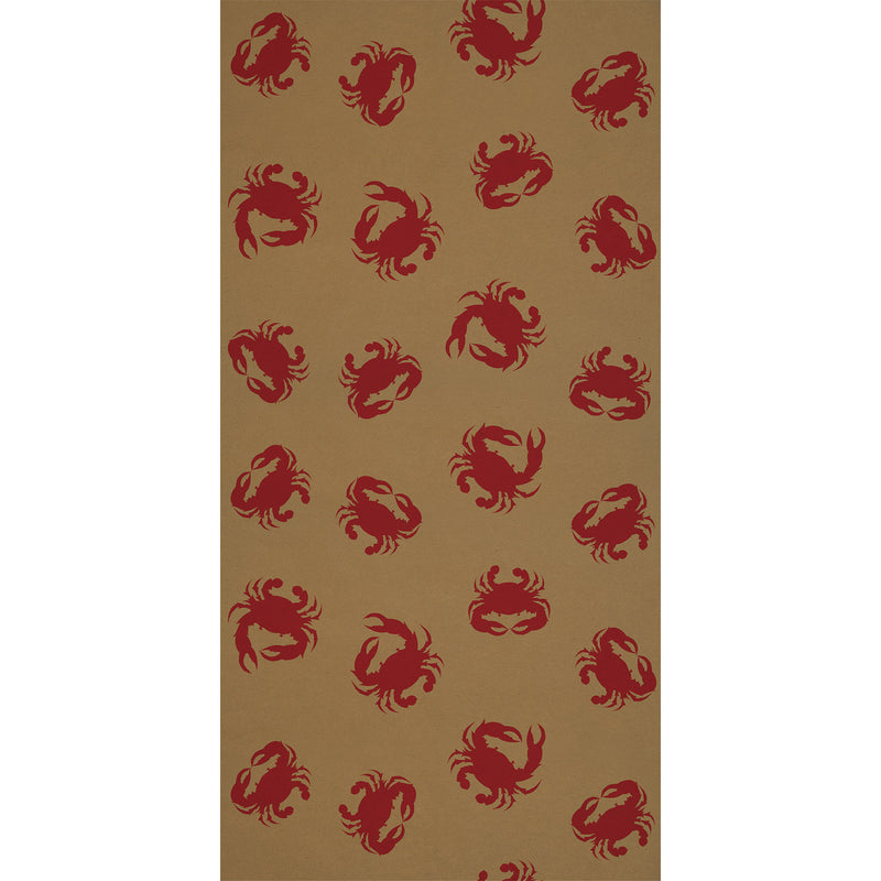 Crab Kraft Paper Table Roll – 24" x 50' – (1/Pkg) by Beistle for Luau Table Rolls
