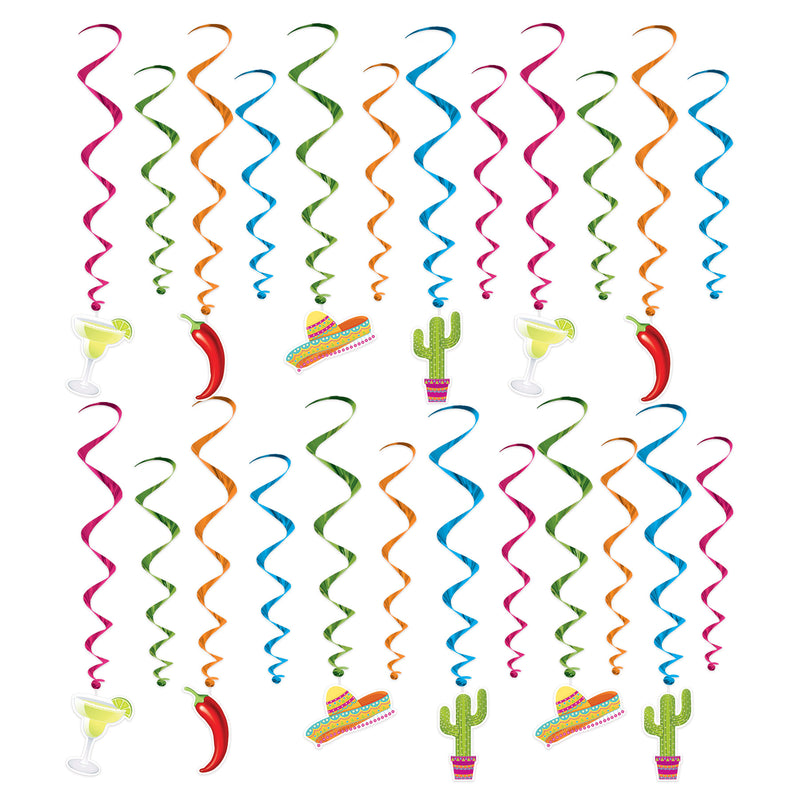 Fiesta Whirls – 17½" - 29½" – (24/Pkg)