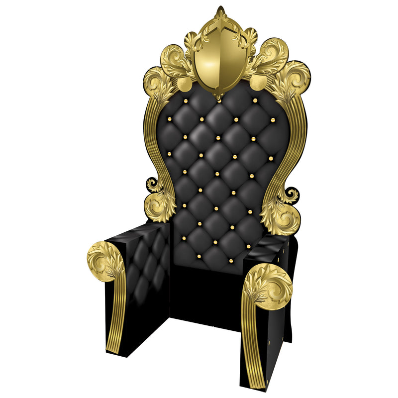 3-D Prom Throne Prop – 7' 1¾" x 3' 9¼" – (1/Box) by Beistle for Prom Photo Props