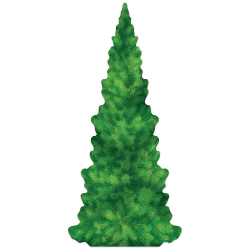 Evergreen Tree Stand-Up – 6' 6" x 3' ¼" – (1/Box) by Beistle for General Occasion 3-D Props