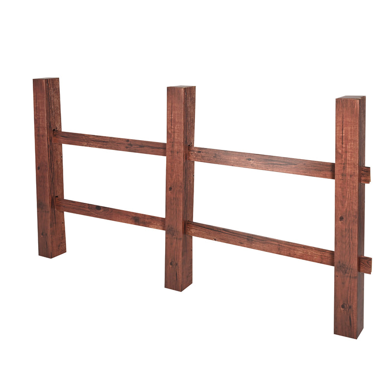 3-D Brown Fence Prop – 3' 8" x 6' 7" – (1/Box) by Beistle for Western 3-D Props