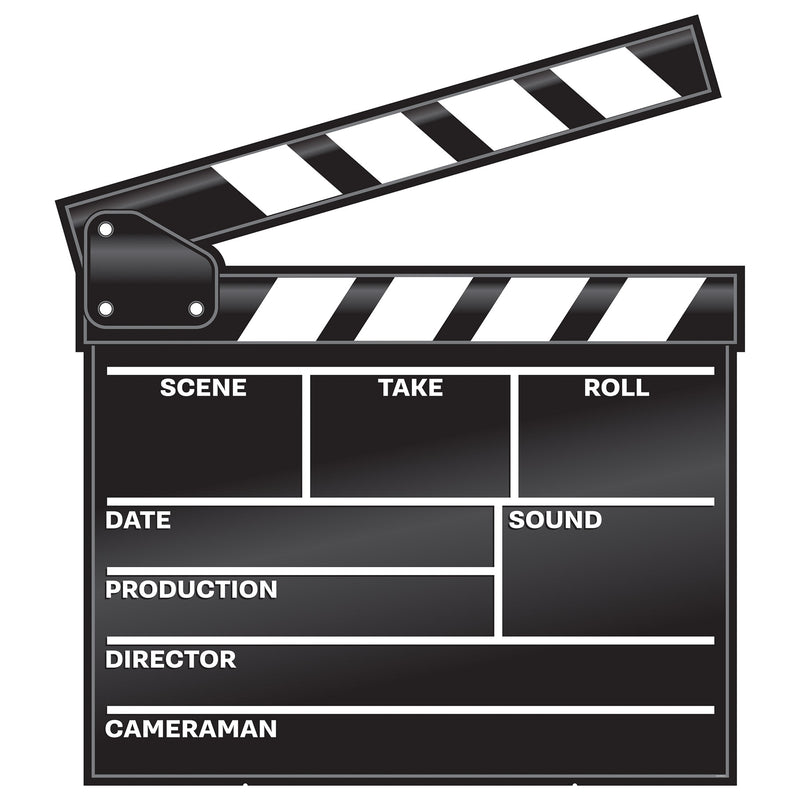Red Carpet Clapboard Stand-Up – 4' x 3' 9" – (1/Box) by Beistle for Prom 3-D Props