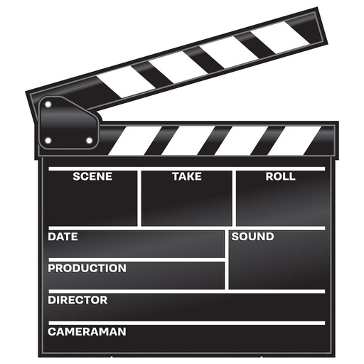 Red Carpet Clapboard Stand-Up – 4' x 3' 9" – (1/Box) by Beistle for Prom 3-D Props