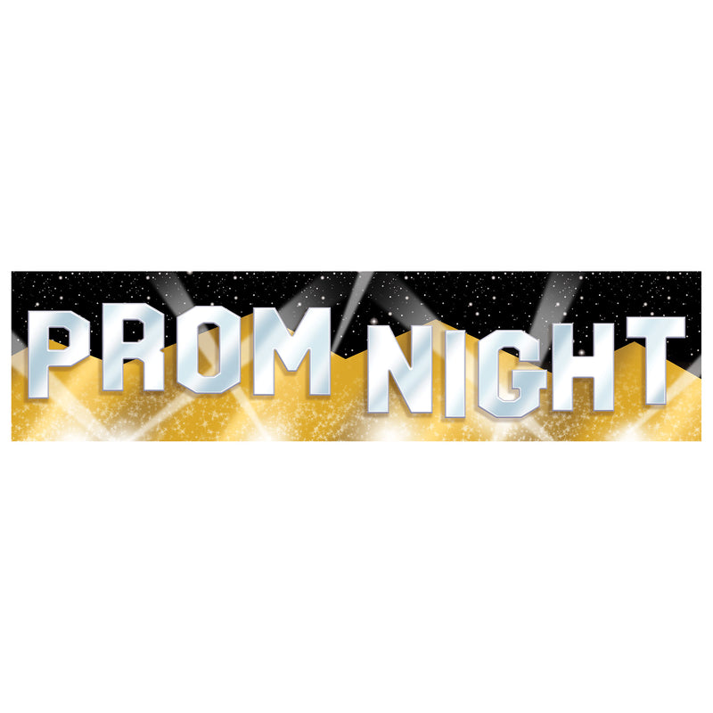 Red Carpet Prom Night Sign Stand-Up – 22½˝ x 7' 6" – (1/Box) by Beistle for Prom 3-D Props