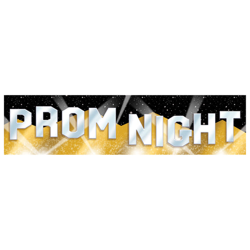 Red Carpet Prom Night Sign Stand-Up – 22½˝ x 7' 6" – (1/Box) by Beistle for Prom 3-D Props