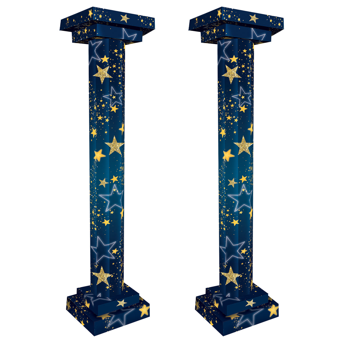 Starry Night 3-D Tall Column Props – 5' 9¾