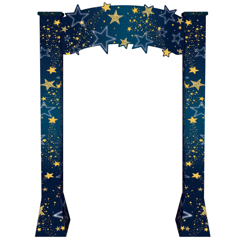 Starry Night 3-D Archway Prop – 7' 10" x 5' 3¾" – (1/Box) by Beistle for Prom 3-D Props