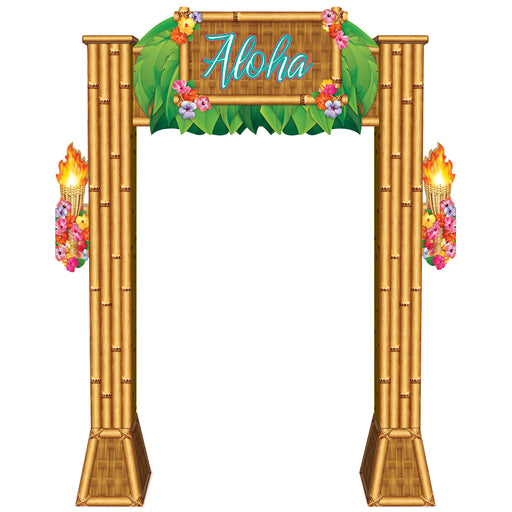 Luau 3-D Archway Prop – 7' 11" x 5' 11¾" – (1/Box) by Beistle for Prom 3-D Props