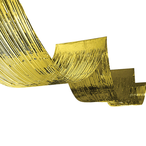 1-Ply Metallic Fringe Ceiling Curtain – 19½" x 16' – (1/Pkg) by Beistle for General Occasion Ceiling Décor